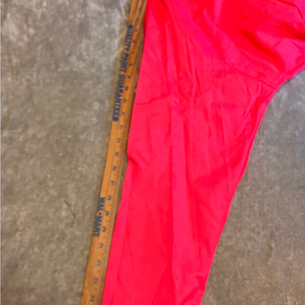 VNTG Nike Anorak Windbreaker Neon Pink Jacket Blue Swoosh Colorblock 90S XL READ - Picture 8 of 12